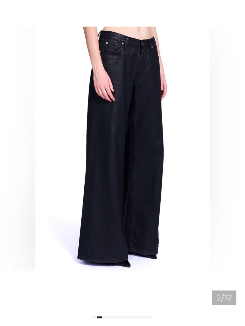 VIAVIA LOW AND BAGGY MANHATTAN SHINE JEANS